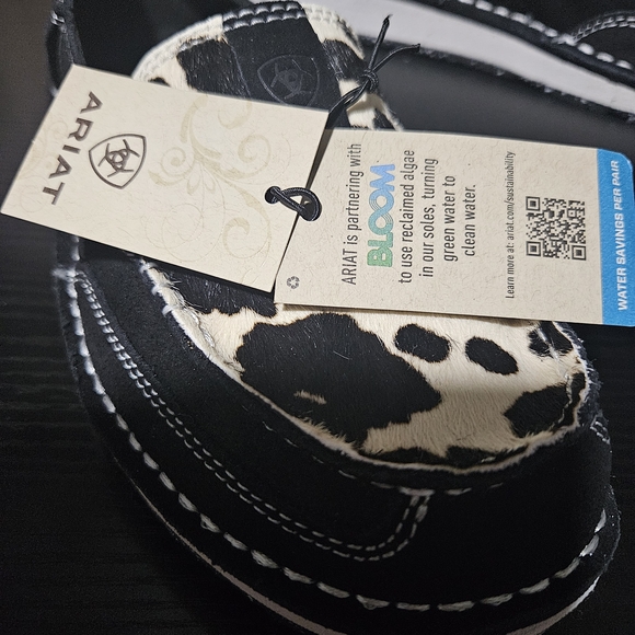 Ariat Women's Black and White Loafers - Picture 6 of 11